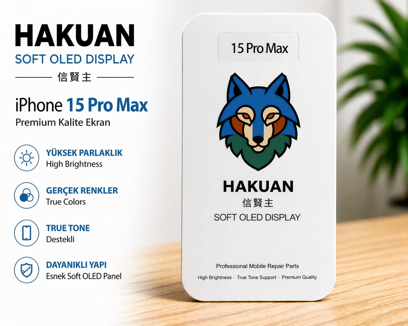 Hakuan 15 Pro Max Tak Çalıştır Ekran